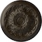 Ekena Millwork Damon Ceiling Medallion (Fits Canopies up to 3 3/8"), 20"OD x 1 1/2"P, Stone Hearth Crackle CM20DASHC - alternate 1